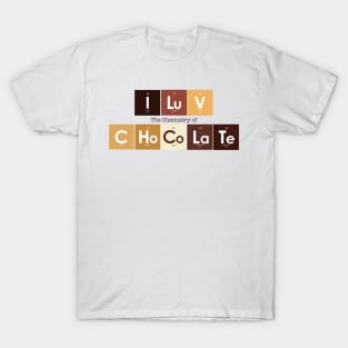 I Love Chocolate Chemistry T-Shirt